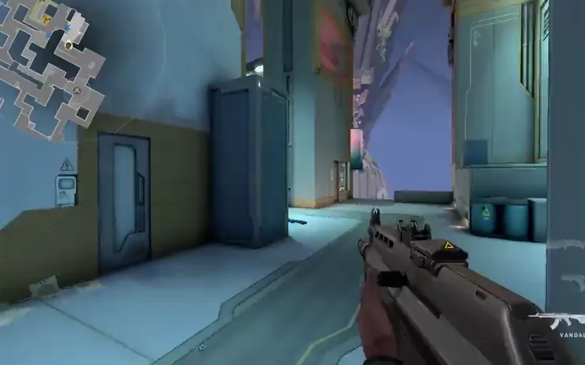 A frame of Valorant gameplay