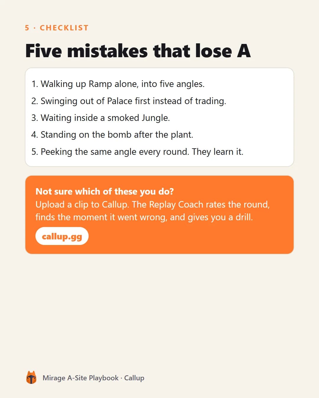 Mirage A-Site Playbook, page 6 of 6