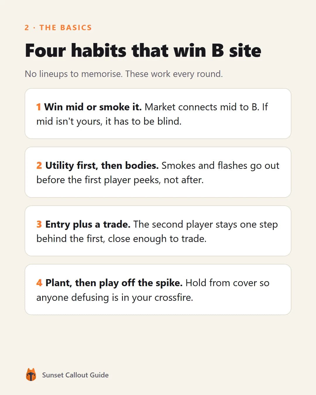 Sunset Callout Guide, page 3 of 4